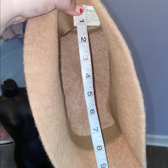 Liz Claiborne Y2K Camel Tan Wool Rabbit Hair Angora Bucket Hat OS - Picture 13 of 14